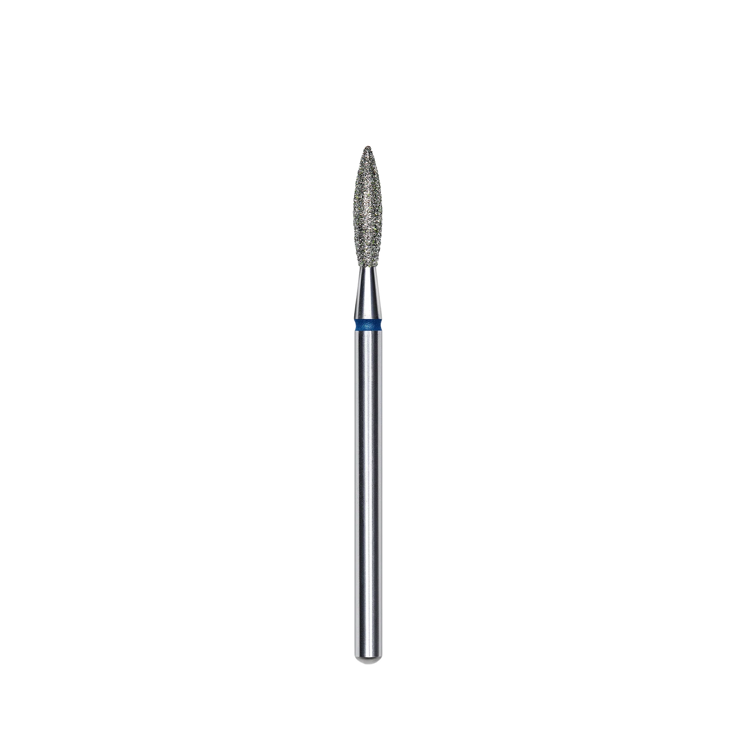 Diamantfräse "Flamme" Blau, Durchmesser 2.3 mm / Arbeitsteil 10 mm / STALEKS PRO